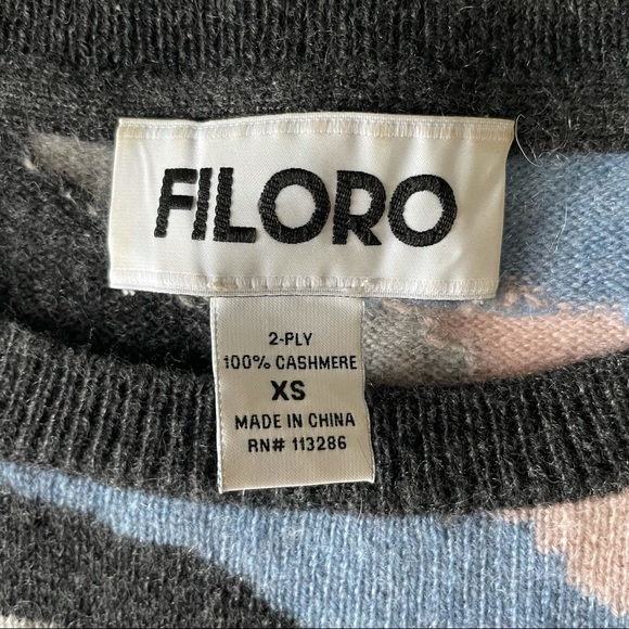 FILORO 100% Cashmere Sweater - Picture 2 of 3
